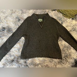 American eagle 1/4 zip sweater